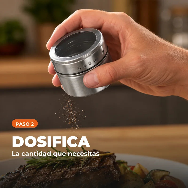 Paso dos: dosifica la especia